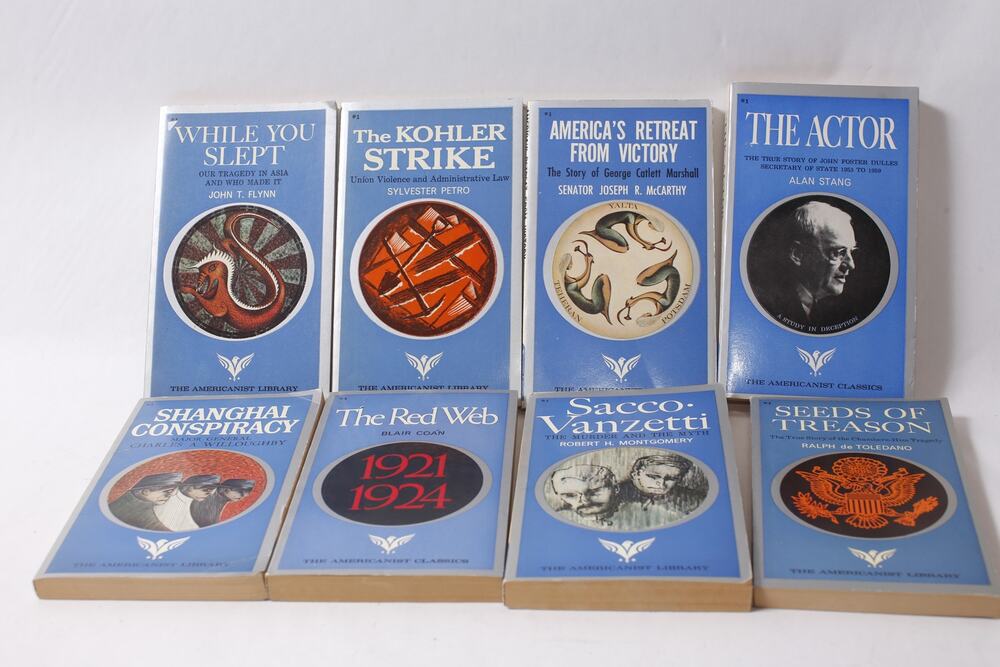 The Americanist Library Book Lot Set of 8 Politics Paperback ~ 260909-WH 1145
